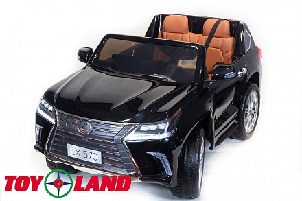 Электромобиль - Lexus LX570, черный, свет и звук 